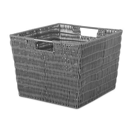 Whitmor 13X15X9.8 Gry Ratt Tote 6500-1715-GREY
